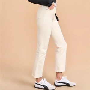 NWT La Ligne Meredith Cropped Flare in Wylder size 29